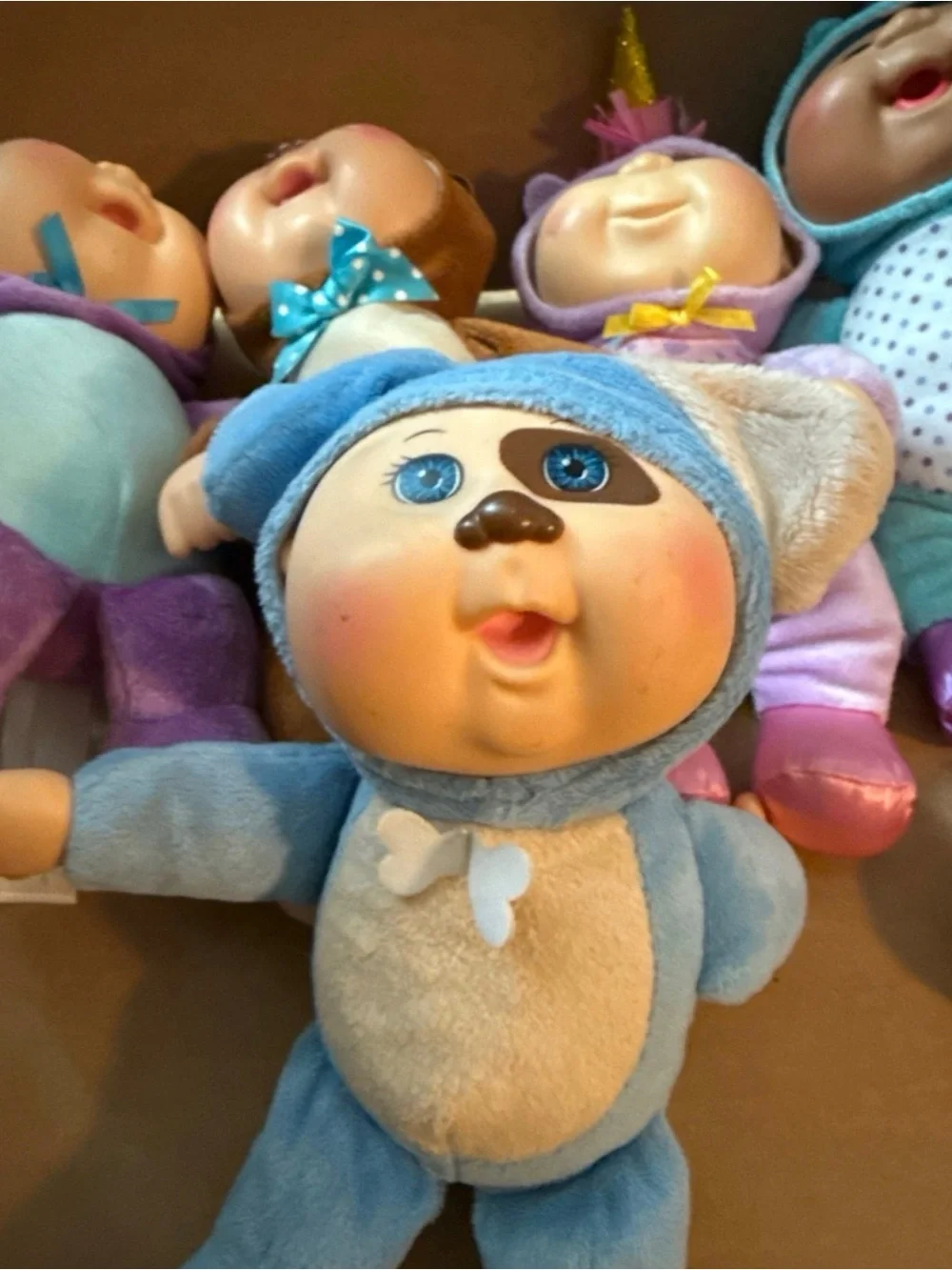 Cabbage Patch Kids Cutie Dolls Pig Elephant Dog Unicorn Hippo Bear Lot 9 CPK